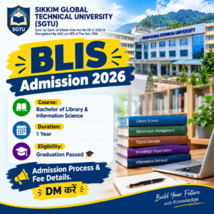 Bachelor of Library & Information Science ADMISSION